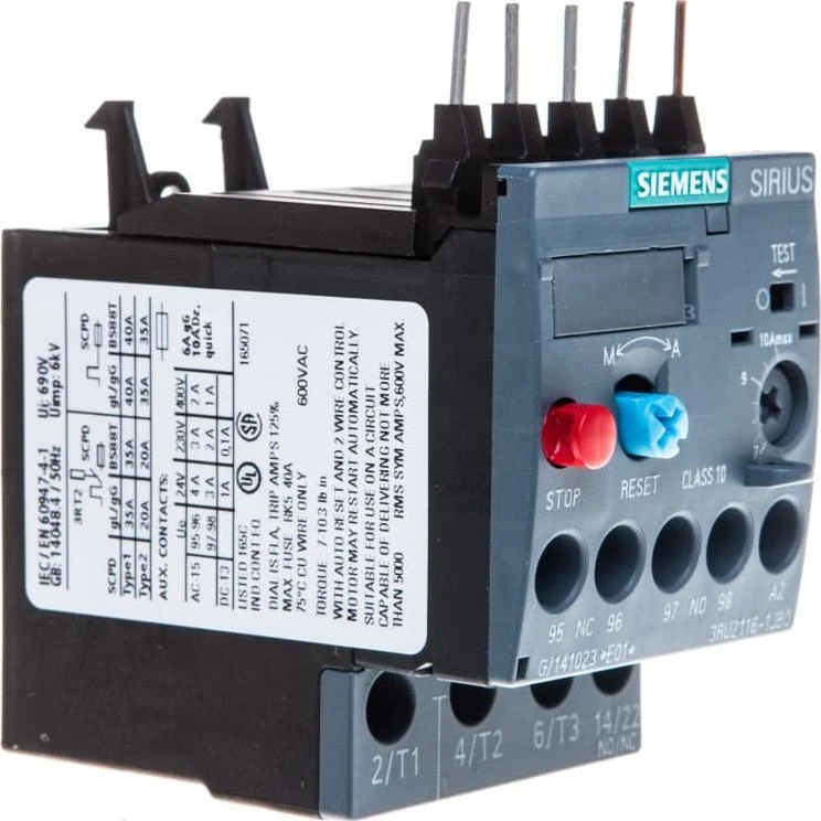 Siemens Šiluminis siųstuvas 7 -10A S00 3RU2116- 1JB0