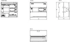 „Siemens SIMATIC S7-1200“ relė, CPU 1215C DC/DC/ PROFINET sąsaja, 14 dvejetainių įėjimų (6ES7215-1HG40-0XB0)