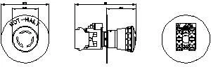 Siemens SIRIUS ACT mygtukas 22mm kritinis grybas sustabdyti raudona 40mm (3SU1150-1HB20-3PH0)
