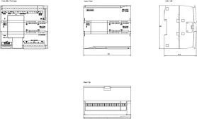 „Siemens SIMATIC S7-1200“ PLC valdiklis (6ES7214-1HG40-0XB0)