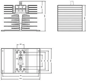Siemens Puslaidininkinis kontaktorius 40A 3P 4-30V DC 3RF24 (3RF2440-1AC45)