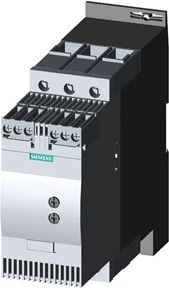 Siemens Švelnaus paleidimo 3 fazių jungiklis 200–480 V kintamoji srovė 63 A 30 kW / 400 V Uc = 110–230 V kintamoji / nuolatinė srovė S2 (3RW3037-1BB14)
