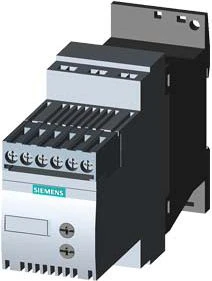 „Siemens“ švelnaus paleidimo įrenginys, 3 fazių, 200–480 V kintamoji srovė, 17,6 A, 7,5 kW / 400 V, Uc=110–230 V kintamoji/nuolatinė srovė, S00 (3RW3018-1BB14)
