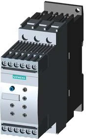 Siemens Švelnus paleidiklis, 3 fazių, 200–480 V kintamoji srovė, 32 A, 15 kW / 400 V, Uc = 24 V kintamoji / nuolatinė srovė, S0 (3RW4027-1BB04)