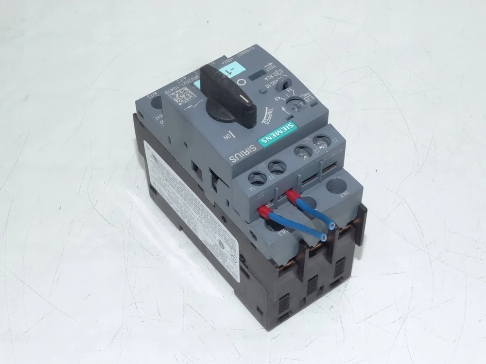 Siemens variklio jungiklis S0 CL10 4.5-6.3A 82A 3RV2021-1GA10