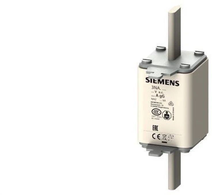 Siemens Lydusis įdėklas NH 250A 500V gG klasė standartinė versija neizoliuoti užkabos dydis 2 3NA3244