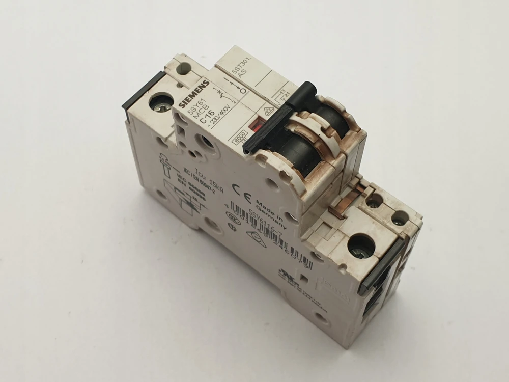 Siemens automatinis jungiklis 1P C 16A 6kA AC SENTRON 5SY6116-7