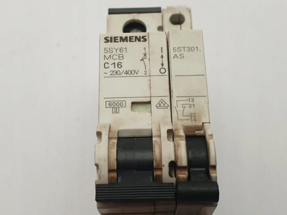 Siemens automatinis jungiklis 1P C 16A 6kA AC SENTRON 5SY6116-7