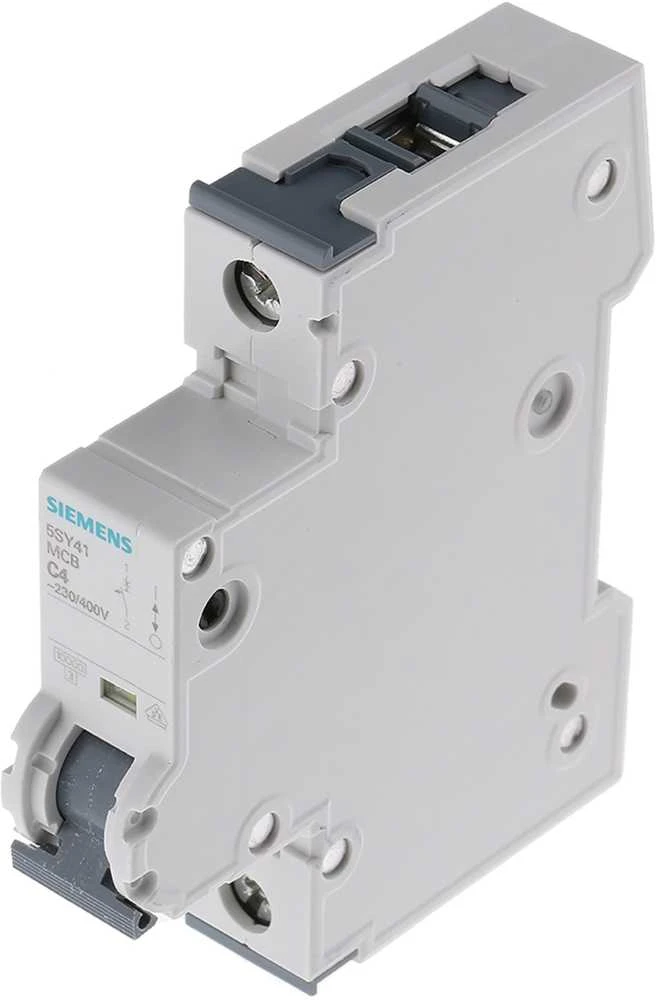 Siemens 5SY4104-7 automatinis jungiklis 1P C 4A 10kA 230V SENTRON 5SY4104-7