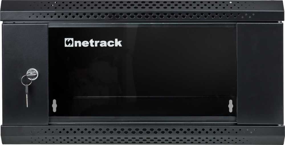 „NetRack“ spintelė, prie sienos montuojama serverio spintelė, RACK 19 4U, 400 mm, ECO-Line*, juoda