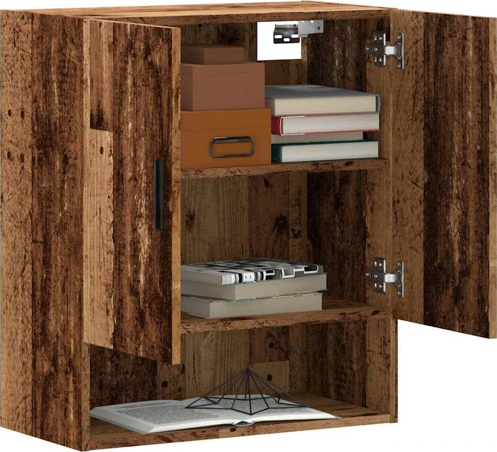 Sieninė Spinta Old Wood 60x31x70 cm Inžinierinė mediena