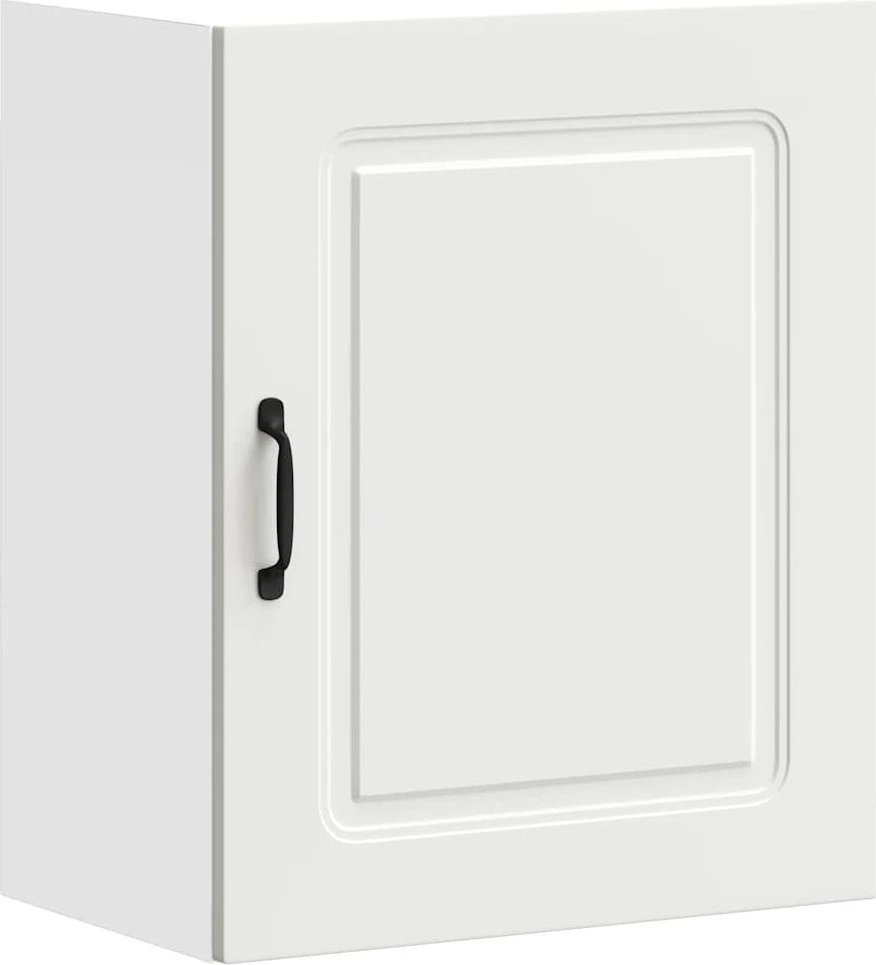 Sieninės virtuvės spintelės 2vnt "Kalmar" Baltas Engineered Wood