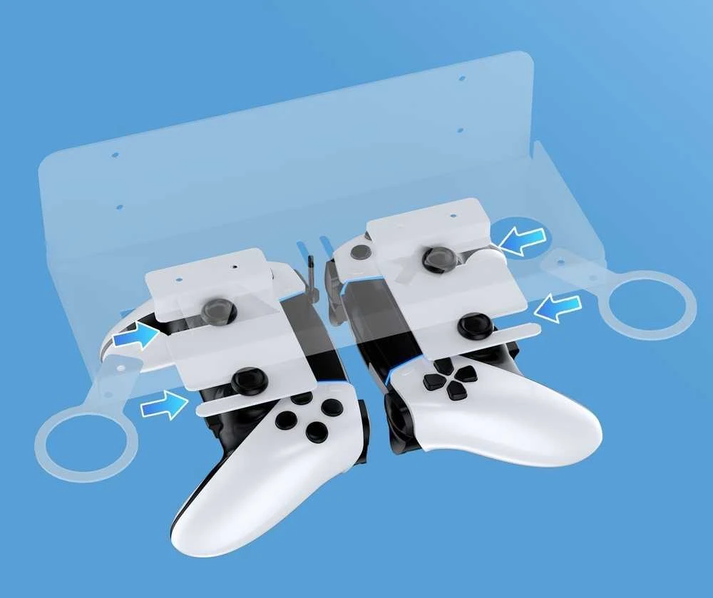 JYS Sieninis laikiklis ant sienos, pakaba PlayStation 5 PS5 Slim + PS Portal JYS-P5213 (SB9403)