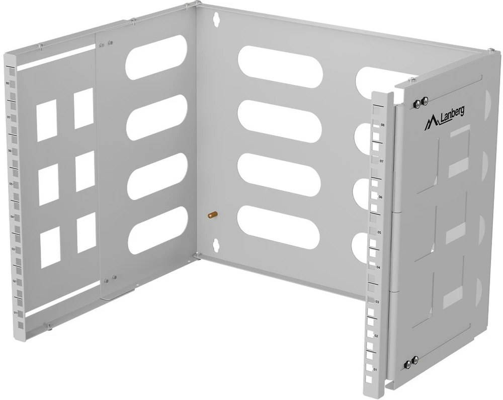 Lanberg sieninis stovas 19" 8U 497X400/240 rutulinis