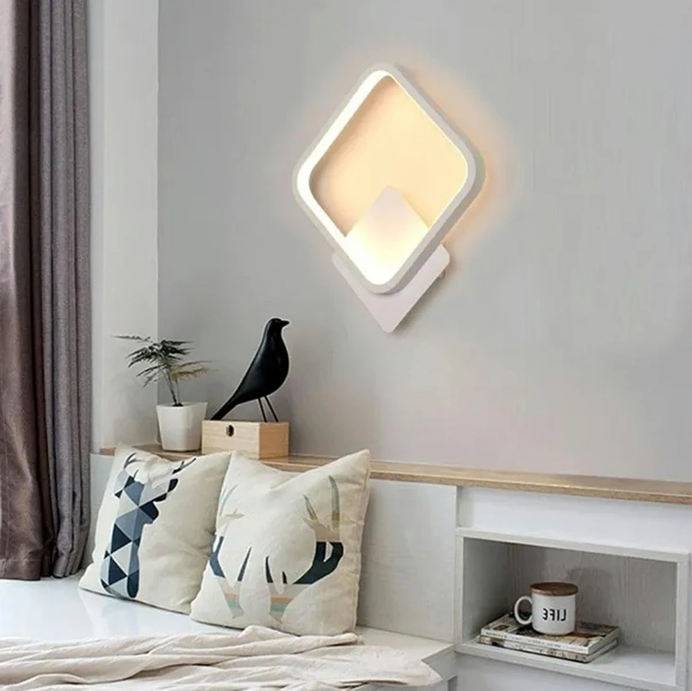ATL Šviestuvas LED ZD113, 14W, 22,5x22,5 cm, baltas