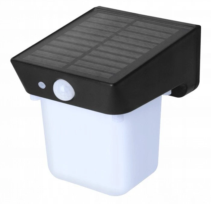 Sieninis šviestuvas Ecolight ECO-LIGHT Saulės energijos fasado šviestuvas LED SOE-8 EC20741 Sodo tvirtas