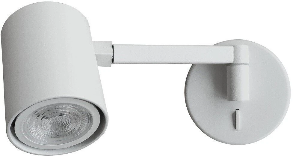 Sieninis šviestuvas Kinkiet Light Prestige Spot Snow Baltas na Wysięgniku LP-731N/1WL
