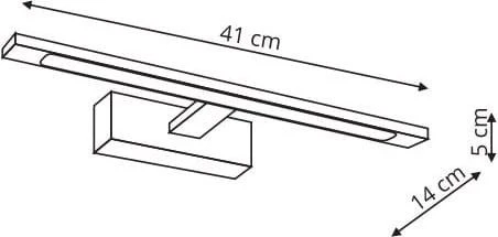 Sieninis šviestuvas Kinkiet Light Prestige Light Prestige šviestuvas Isla medium LED