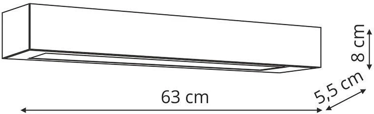 Sieninis šviestuvas Kinkiet Light Prestige Łazienkowy LED IBROS Juodas 9 W CCT GS-LWA-9W