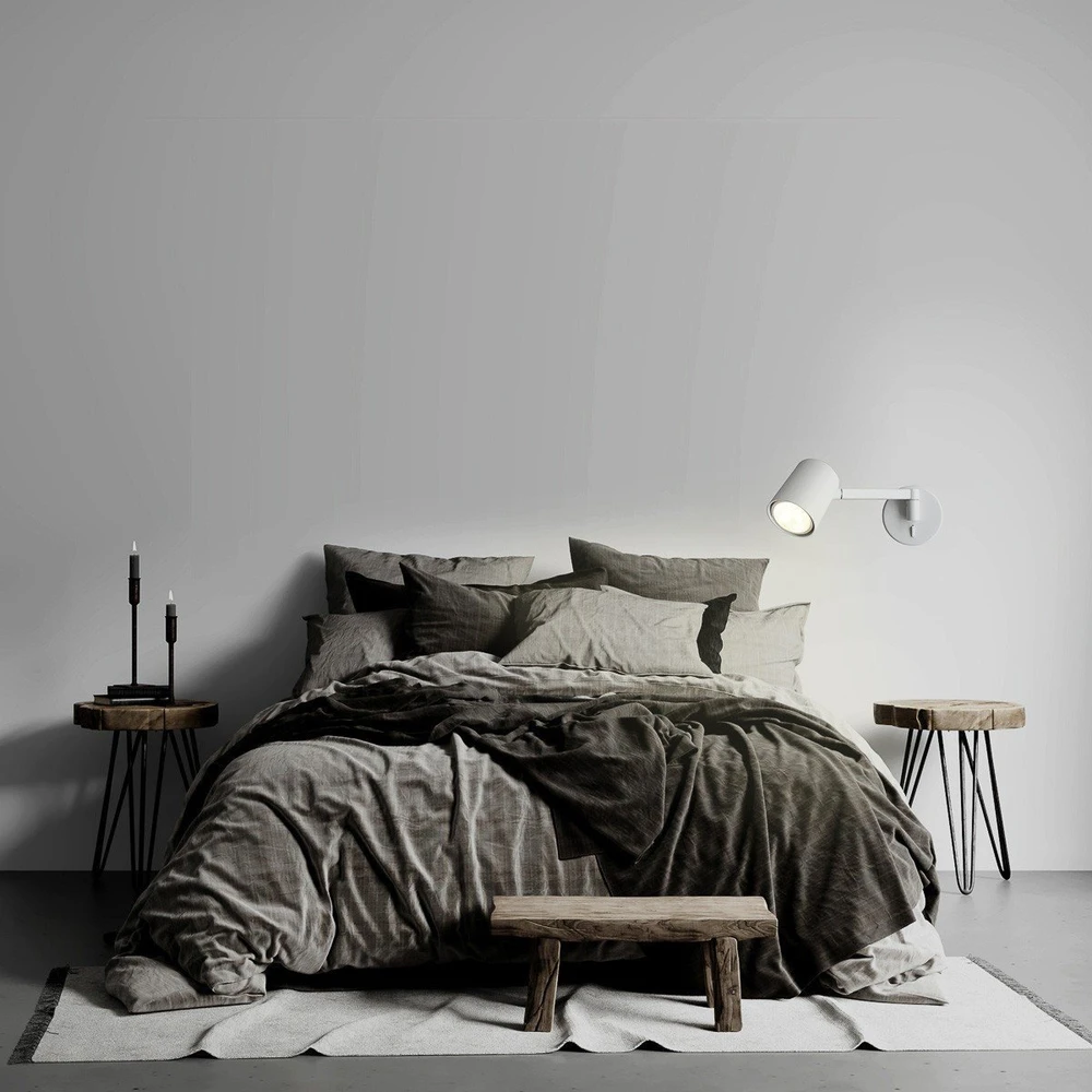 Sieninis šviestuvas Kinkiet Light Prestige Spot Snow Baltas na Wysięgniku LP-731N/1WL