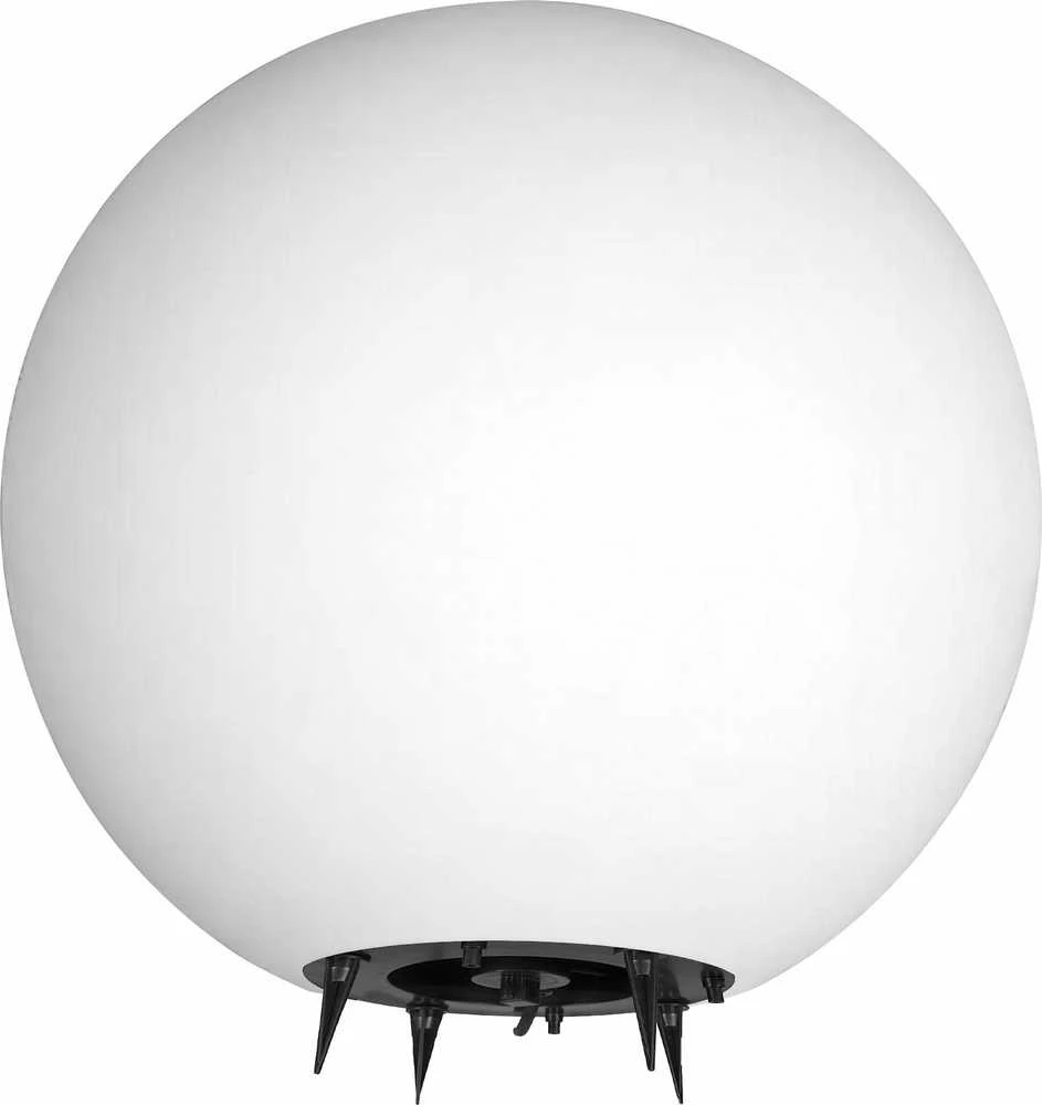 Sieninis šviestuvas Orno LUNA II sodo rutulinis šviestuvas, E27, maks. 18 W, IP65, baltas, Ω380
