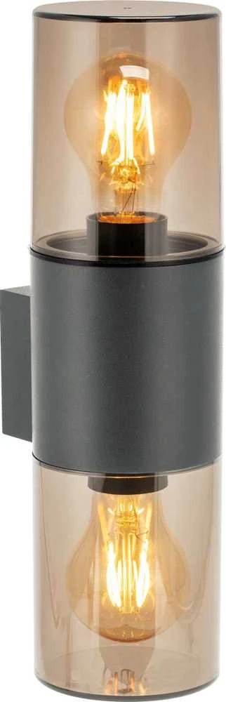 Sieninis šviestuvas Orno SALVIA sodo šviestuvas, 2xE27, maks. 2x15W, IP54, pilkas