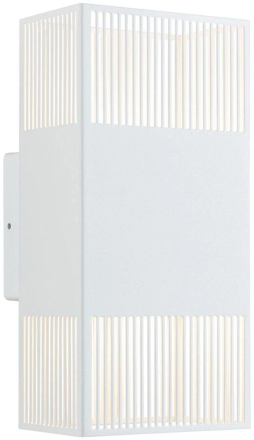 Paulmann sieninis šviestuvas THARIN LED fasadinis šviestuvas 2 x 3,7 W 640 lm 3000 K IP44 230 V baltas / metalinis