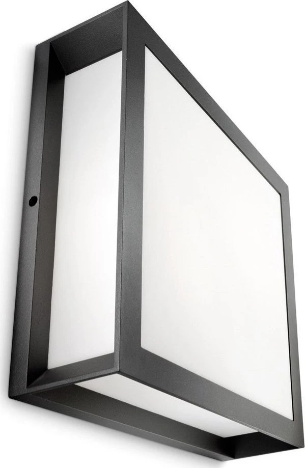 Philips „SKIES“ antracito spalvos lubinis ir sieninis šviestuvas 2x E27/ 42W IP44, aliuminio/plastiko