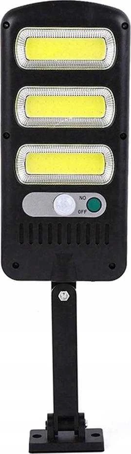 Sieninis šviestuvas LTC Saulės šviestuvas LTC 3 x LED COB 24 W, 1800 lm, judesio ir prieblandos jutiklis, 1800 mAh baterija, pultelis.