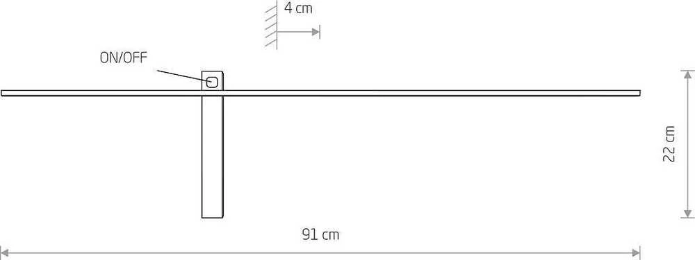 Sieninis šviestuvas Šviestuvas sieninis Nowodvorski IMPULSE, 10 W, LED, 3000 °K
