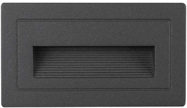 Sieninis šviestuvas Paulmann Sieninės lempos fasado šviestuvas 230V OWŚ Ilgas 4W IP44 3000K 103x62 mm Aliuminis