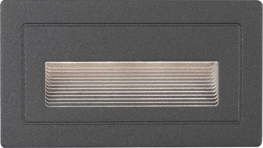 Sieninis šviestuvas Paulmann Sieninės lempos fasado šviestuvas 230V OWŚ Ilgas 4W IP44 3000K 103x62 mm Aliuminis