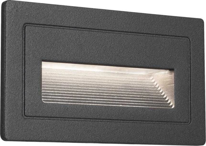 Sieninis šviestuvas Paulmann Sieninės lempos fasado šviestuvas 230V OWŚ Ilgas 4W IP44 3000K 103x62 mm Aliuminis