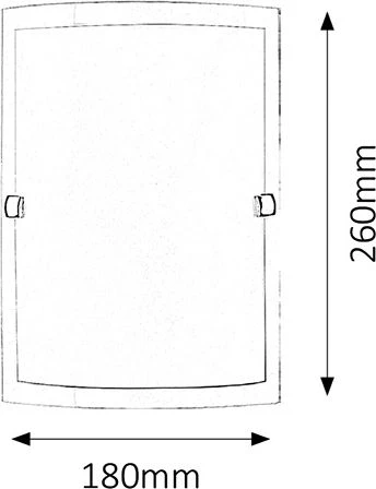 Sieninis šviestuvas Rabalux Nedda 1x60W (3687)