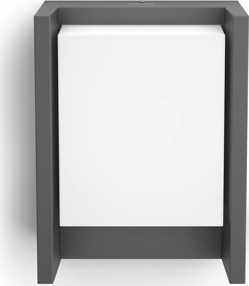 Sieninis šviestuvas Signify „Philips Outdoor A-Label Arbour Wand UE“ 3,8 W 27 K antracito spalvos