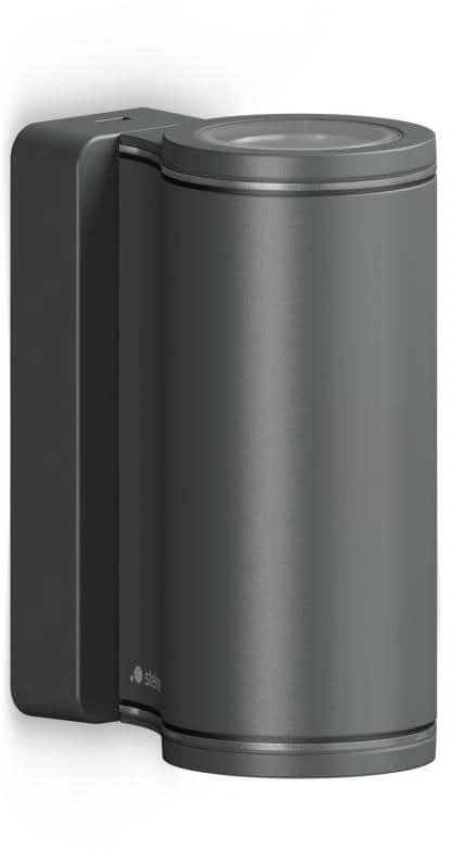 Steinel Sieninis šviestuvas fasado šviestuvas be jutiklio L940 S PIR 14.5W 2xGU-10 3000K 1240lm IP44 IK03 230V antracitas / aliuminis / plastikas
