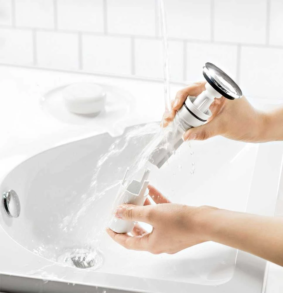 Deante Easy-Clean klik-klak praustuvo dangtelis su sifonu, valomas iš viršaus, NHC_010C, Chrome