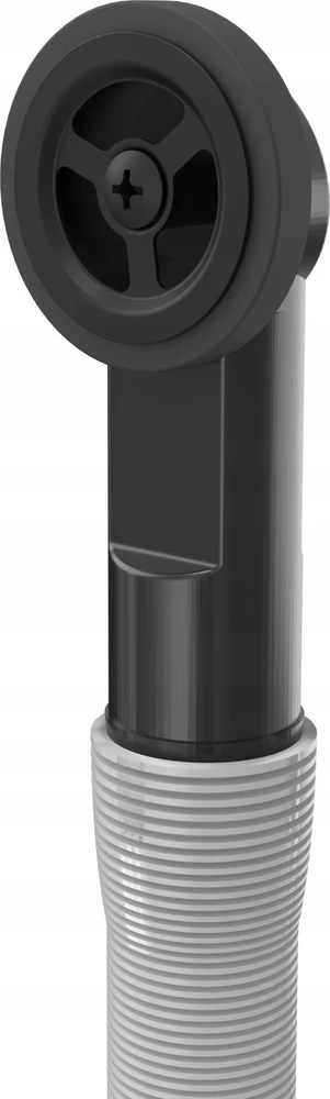 Sifonas Išleidimo anga PUSH TO OPEN 3 1/2'' su sifonu 1 kameros Power Color pure carbon (GRANIT-vertikalus), taupantis vietą, apvalus mygtukas