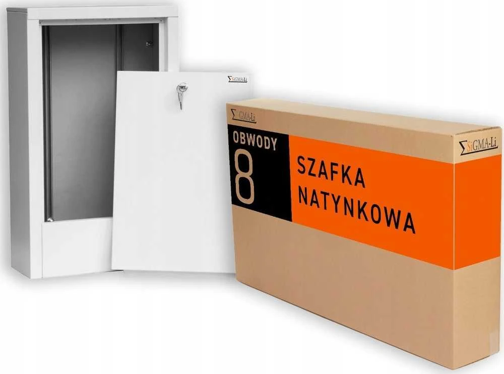 SiGMA-Li Paviršiaus montuojama spintelė 8 skyriai 585/145/585 - SZN-3