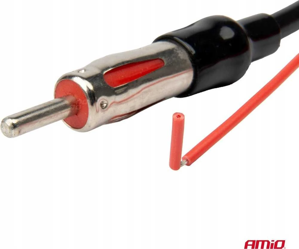 Automobilio antenos DIN kištukas su maitinimo laidu