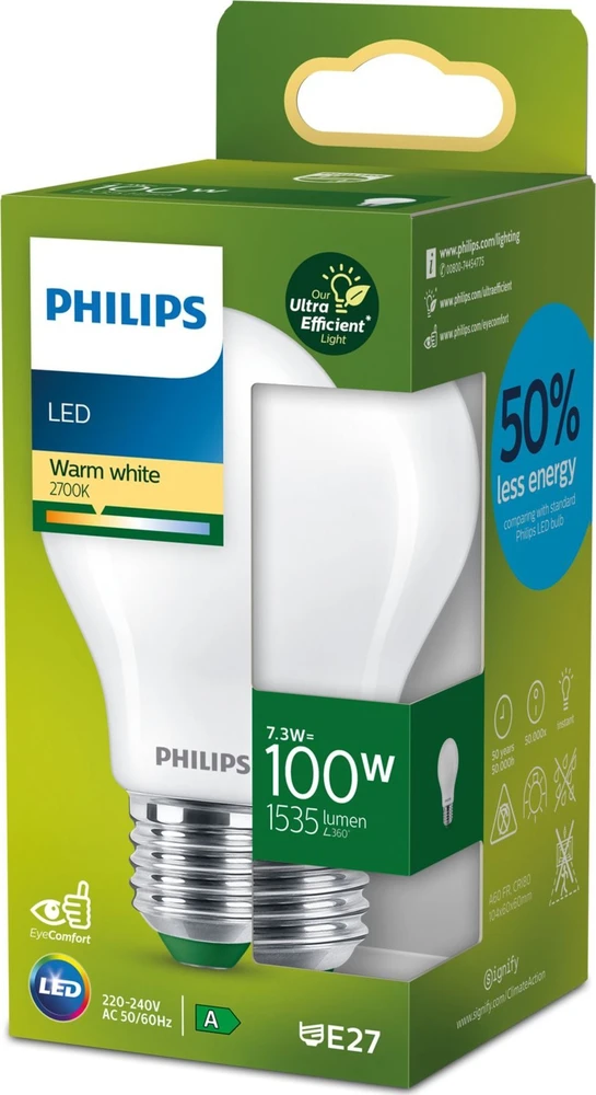 Signify Philips Classic LED-A-Label Lampa 100W E27 matt ciepłe non-dim