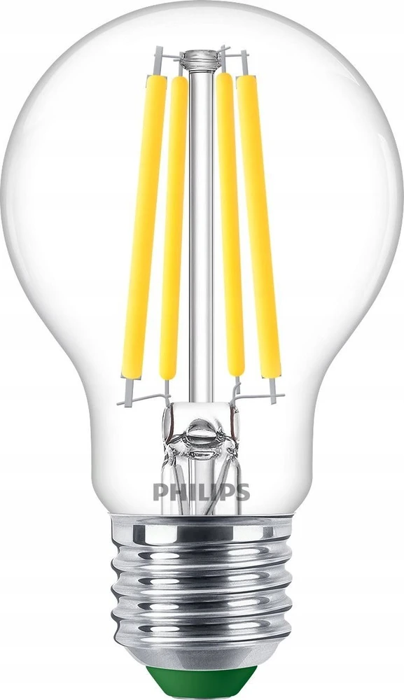Signify Philips Skaidri kaitrinė lemputė 60 W A60 E27, 4 W, 60 W, E27, 840 lm, 50 000 h, Šaltai balta