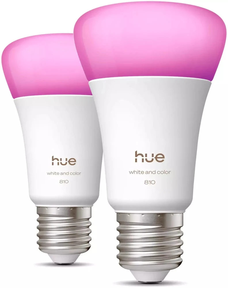 „Philips Hue Baltas“ ir „Color Ambiance“ išmanioji lemputė A60 E27 - 810 | 2 vnt.