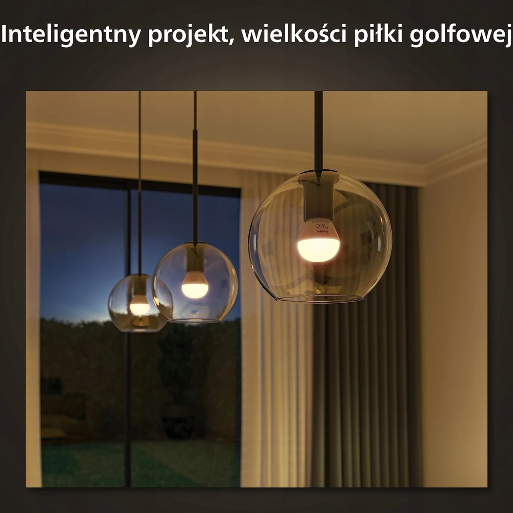 „Philips Hue Baltas Ambiance“ sferos dviguba pakuotė, E14, 470 lm