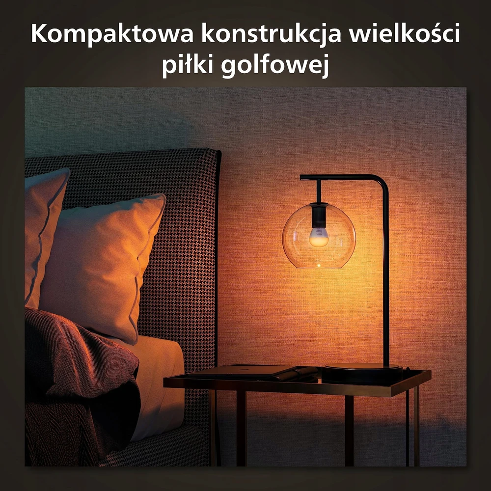 „Philips Hue Baltas Ambiance“ sferos dviguba pakuotė, E14, 470 lm