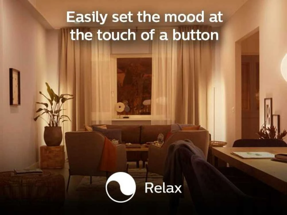 „Signify Philips Hue Baltas Amb. E14“ lašelinė lemputė, 470 lm, viena pakuotė