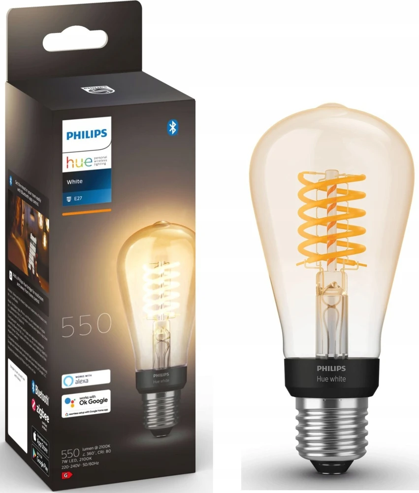 Philips Hue E27 W 7.2W Filament ST72