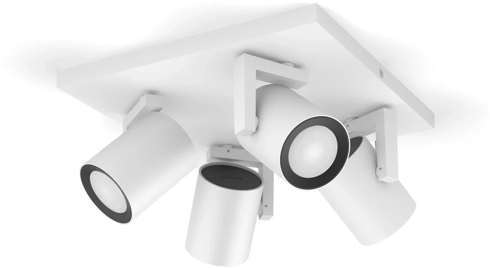 Philips Hue Baltas & Color Ambiance Argenta lubinis šviestuvas baltas • 4 taškų