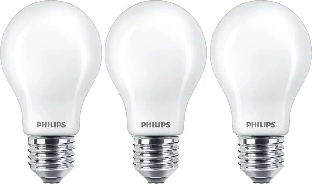 „Signify Philips“ LED klasikinė lempa 60 W E27 šiltai balta 806 lm matinė 3 P