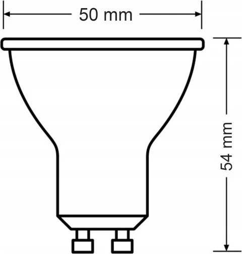 Signify Philips LED classic Lampe 65W GU10 Warmweiß 460lm Sidabrinė 1er P